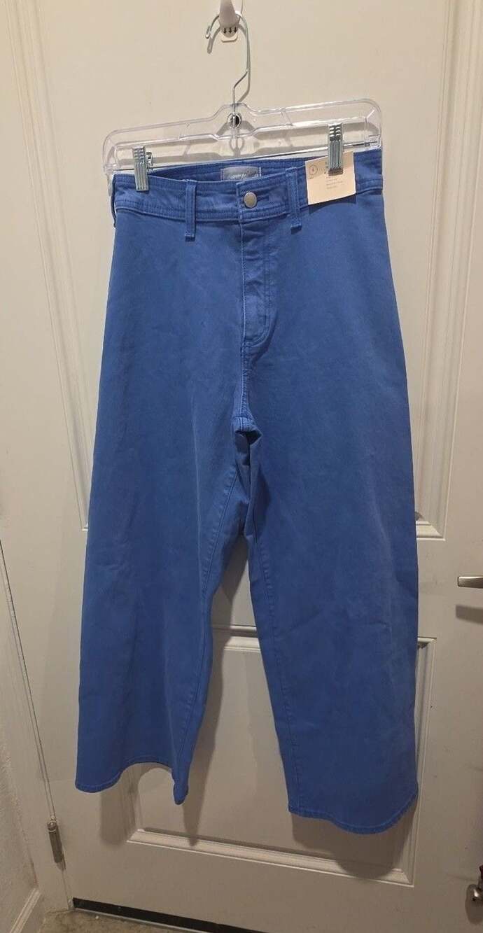 Sailor Wide Leg Pants Size 4 Reg Blue